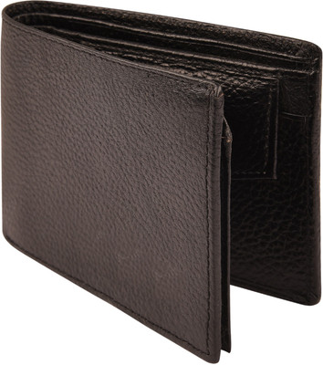 

Death by Color Men Black Genuine Leather Wallet(9 Card Slots)