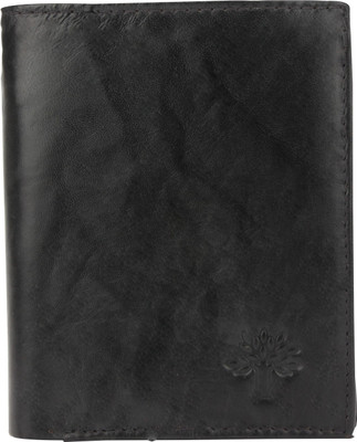 

Ananya Men Black Genuine Leather Wallet(10 Card Slots), Black-02 gr
