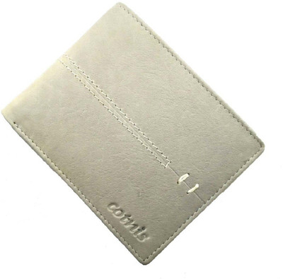 

Cotnis Men White Genuine Leather Wallet(6 Card Slots)