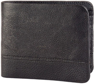

XCCESS Men Black Genuine Leather Wallet(3 Card Slots)