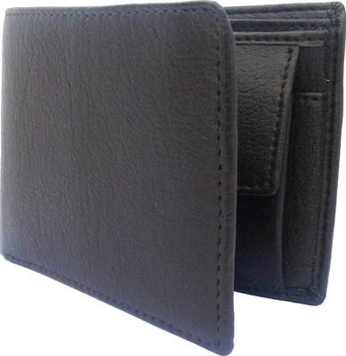 

REBECO Men Black Artificial Leather Wallet(4 Card Slots)