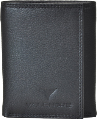 

VALENORE Men Black Genuine Leather Wallet(6 Card Slots)