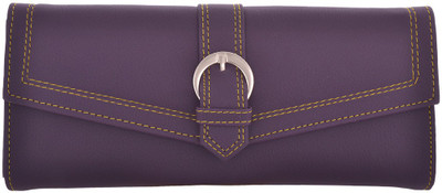 

Cuddle Girls Casual, Formal, Travel, Trendy Multicolor Fabric Wallet(4 Card Slots), Purple
