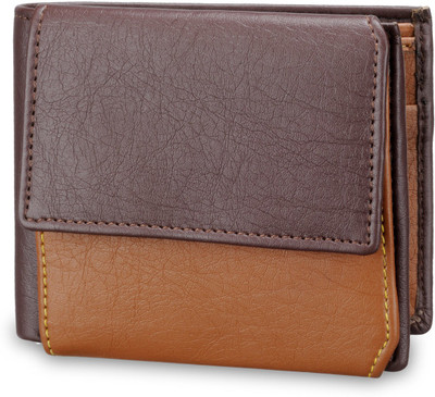 

TSX Men Brown Artificial Leather Wallet(8 Card Slots)
