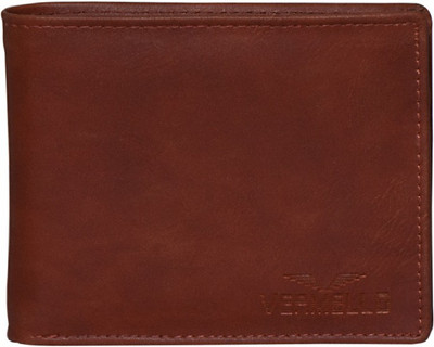 

Vermello Men Tan Artificial Leather Wallet(6 Card Slots)