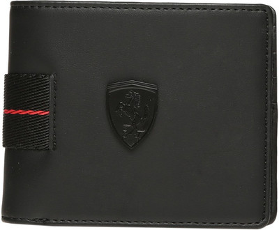 

Puma Men Casual Black Canvas Wallet(5 Card Slots), Puma black