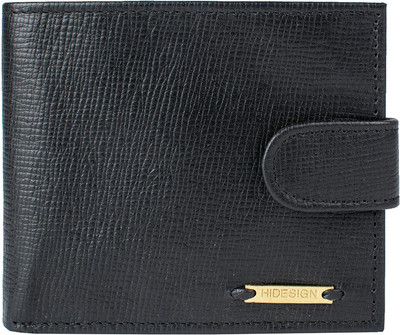 

Hidesign Men Black Genuine Leather Wallet(12 Card Slots)