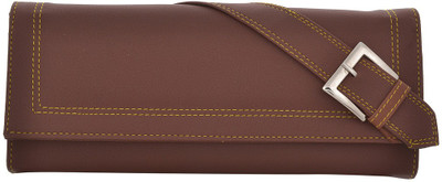 

Cuddle Girls Casual, Formal, Travel, Trendy Multicolor Fabric Wallet(4 Card Slots), Brown