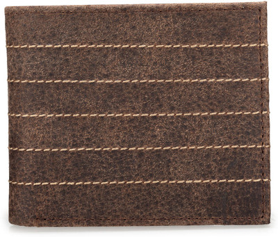 

Teakwood Men Brown Genuine Leather Wallet(8 Card Slots)