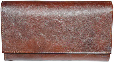 

Mapletree Women Formal Brown Genuine Leather Wallet(4 Card Slots)