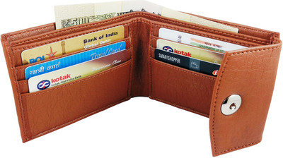 

SA Enterprises Men Casual Tan Artificial Leather Wallet(6 Card Slots)