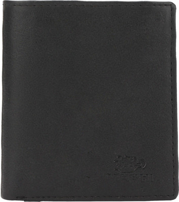 

Ananya Men Black Genuine Leather Wallet(9 Card Slots), Black-504