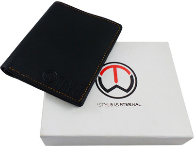 

TnW Men Black Genuine Leather Wallet(5 Card Slots)