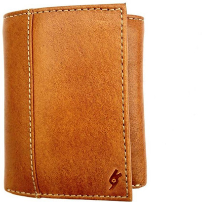 

Garri Men Tan Genuine Leather Wallet(4 Card Slots)