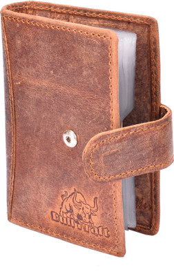 

Bull Kraft Men Brown Genuine Leather Card Holder(29 Card Slots), Multicolor
