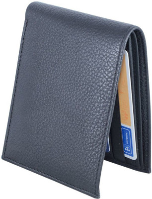 

HolBoro Men Black Genuine Leather Wallet(9 Card Slots)