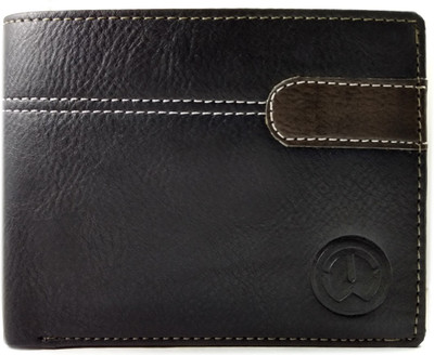 

TnW Boys Black Genuine Leather Wallet(5 Card Slots)