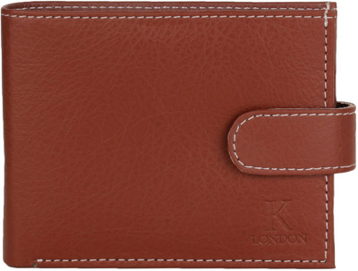 

OODI Men Brown Genuine Leather Wallet(7 Card Slots)
