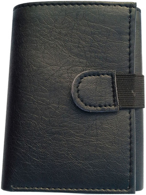 

Alifs Girls Black Artificial Leather Wallet(8 Card Slots)