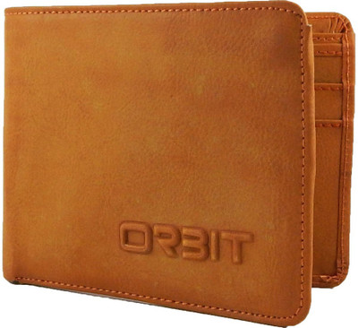 

Orbit Men Tan Genuine Leather Wallet(5 Card Slots)