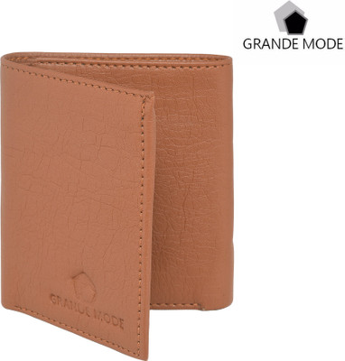 

Grande Mode Men Brown Genuine Leather Wallet(9 Card Slots), Brown-05