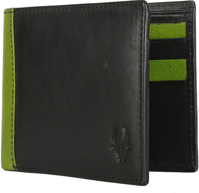 

WildHorn Men Black Genuine Leather Wallet(6 Card Slots)