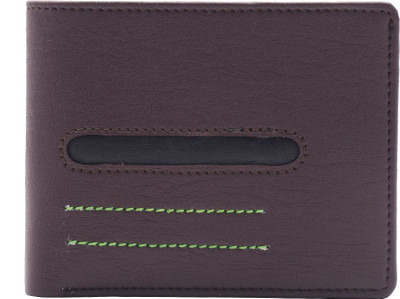 

Unicraft Men Brown, Black Artificial Leather Wallet(3 Card Slots), 3 card slots;2 compartments