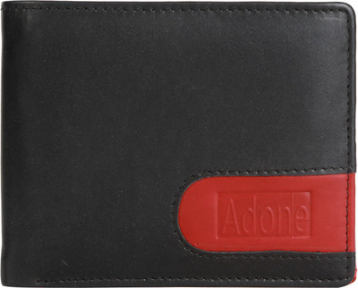 

Adone Men Black, Red Genuine Leather Wallet(6 Card Slots)