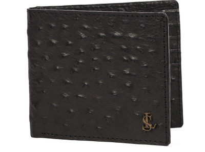 

Leather Studio Men Black Genuine Leather Wallet(8 Card Slots)
