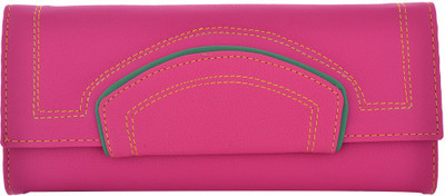 

Cuddle Girls Casual, Formal, Travel, Trendy Multicolor Fabric Wallet(4 Card Slots), Pink