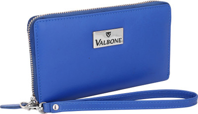 

Valbone Women Casual Blue Genuine Leather Wallet(4 Card Slots)