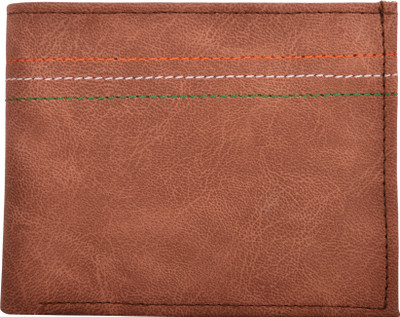

Exotique Men Brown Artificial Leather Wallet(5 Card Slots)