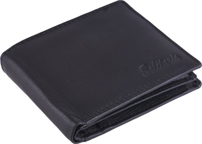 

Firstlook Men Black Genuine Leather Wallet(8 Card Slots)