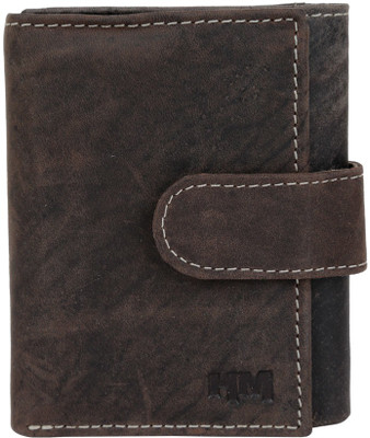 

Hidemaxx Men Brown Genuine Leather Wallet(6 Card Slots)