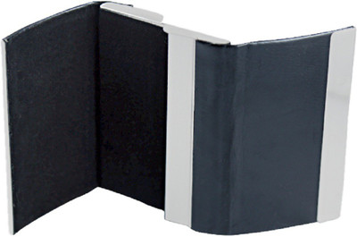 

ShopoSite Men Black Artificial Leather Card Holder(1 Card Slot)