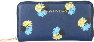 

Giordano Women Casual Blue Genuine Leather Wallet(4 Card Slots)