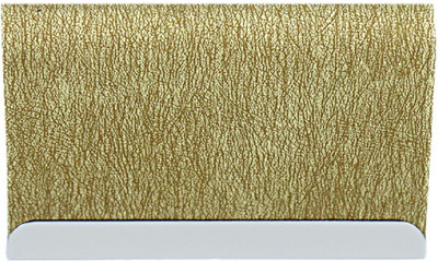 

ShopoSite Men Tan Artificial Leather Card Holder(1 Card Slot)