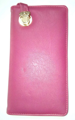 

Prerak Girls Pink Genuine Leather Wallet(6 Card Slots)