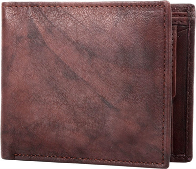 

Creative India Exports Men Brown Genuine Leather Wallet(6 Card Slots)