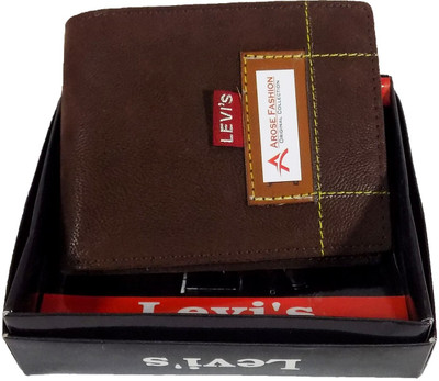 

Arose Fashion Men Brown Artificial Leather Wallet(5 Card Slots)
