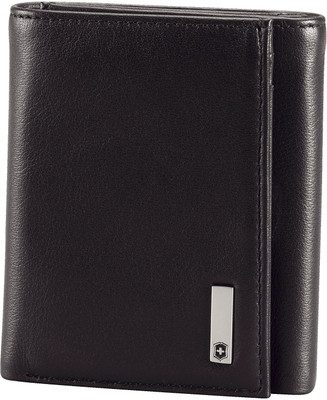 

Victorinox Men Black Genuine Leather Wallet(6 Card Slots), Black leather