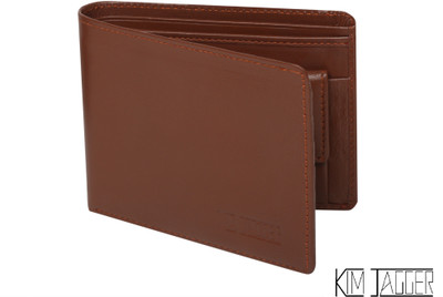 

Kim Jagger Men Tan Genuine Leather Wallet(8 Card Slots)