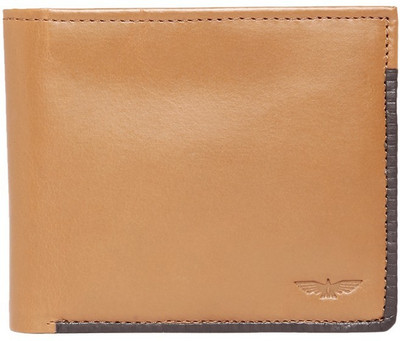 

Park Avenue Men Beige Genuine Leather Wallet(6 Card Slots)