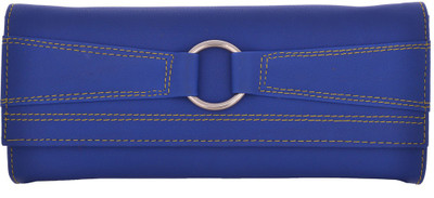 

Cuddle Girls Casual, Formal, Travel, Trendy Multicolor Fabric Wallet(4 Card Slots), Blue