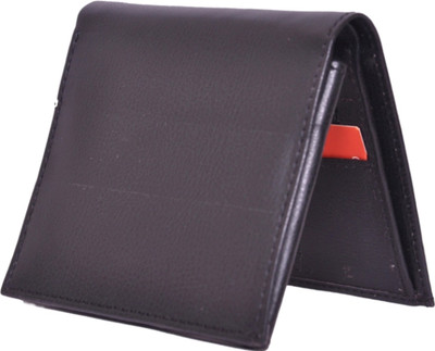 

Fashion ALW Men Black Artificial Leather Wallet(9 Card Slots)