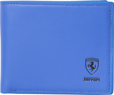

Ferrari shining Boys Blue Canvas Wallet(8 Card Slots)