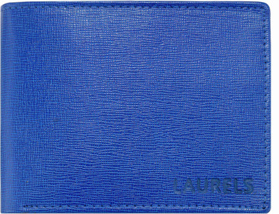 

Laurels Men Blue Artificial Leather Wallet(6 Card Slots)