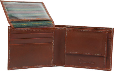 

Regnum Men Brown Genuine Leather Wallet(6 Card Slots)