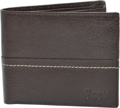 

Knott Men Brown Genuine Leather Wallet(15 Card Slots), Brown-06
