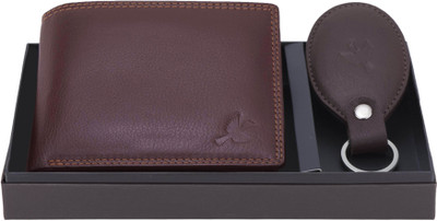 

Hornbull Men Brown Genuine Leather Wallet(7 Card Slots)